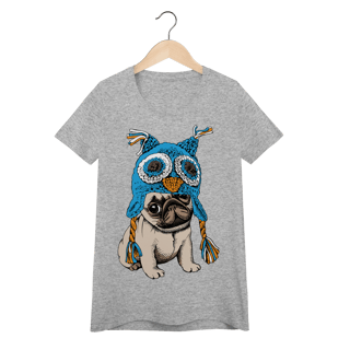 Nome do produto Baby Look Pug Coruja