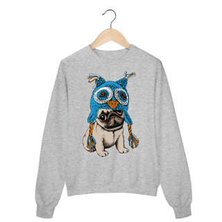 Nome do produto Moletom Blusão Pug Coruja