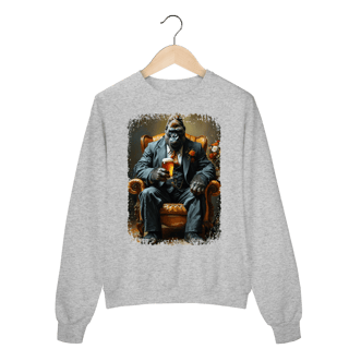 Nome do produto Moletom Blusão Macaco - Modelo 7