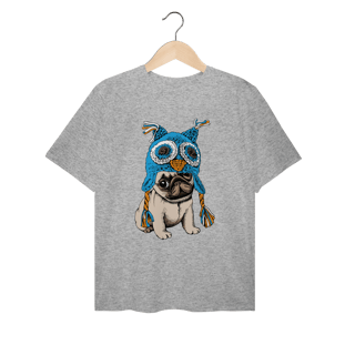 Nome do produto Camiseta Plus Size Pug Coruja