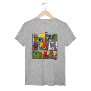 Nome do produto Camiseta Marvel Dogs Super Heróis