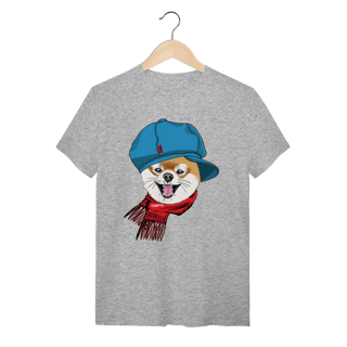 Nome do produto Camiseta Spitz Alemão de Boina e Cachecol