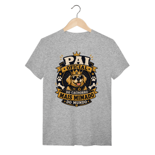 Nome do produto Camiseta Pai Oficial do Cachorro Mais Mimado do Mundo