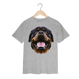 Nome do produto Camiseta Infantil Rottweiler Low Poly