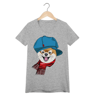 Nome do produto Baby Look Spitz Alemão de Boina e Cachecol