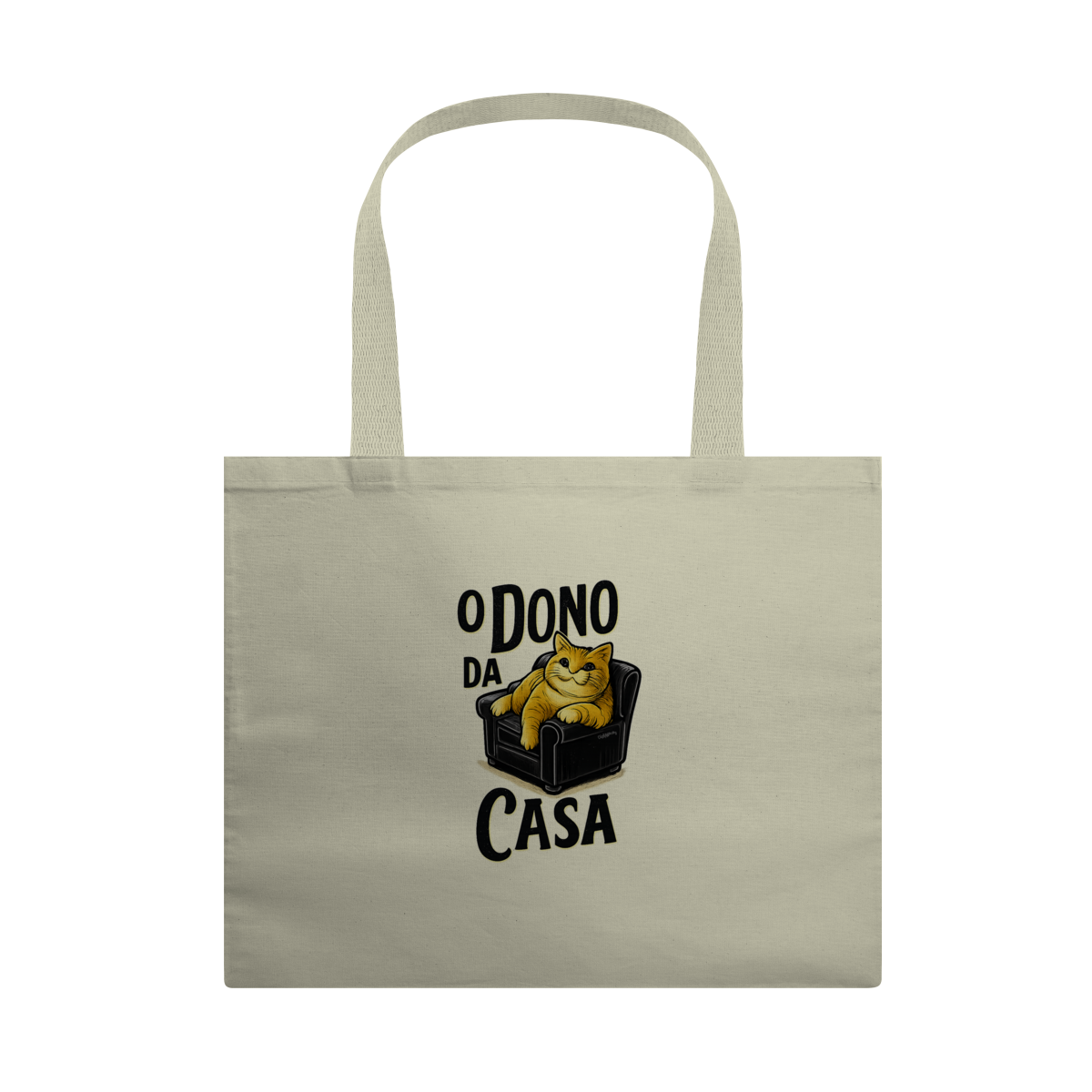 Nome do produto: Ecobag Gato - O Dono da Casa