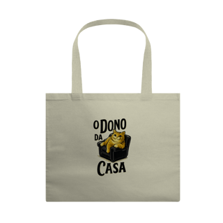 Nome do produto Ecobag Gato - O Dono da Casa