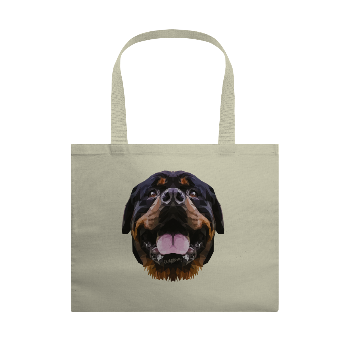 Nome do produto: Ecobag Rottweiler Low Poly