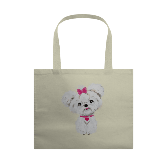Ecobag Maltês de Lacinho