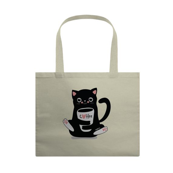 Ecobag Gato Preto Café