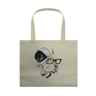 Ecobag Pitbull de Boné e Óculos