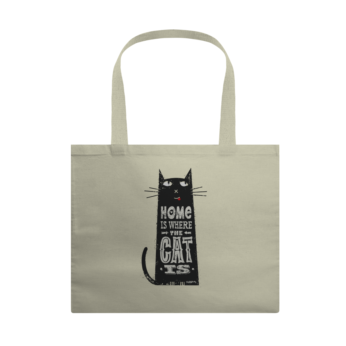 Nome do produto: Ecobag Home Is Where The Cat Is