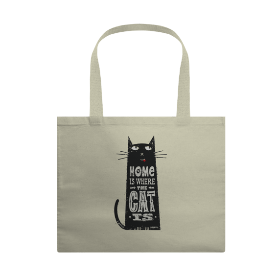 Ecobag Home Is Where The Cat Is