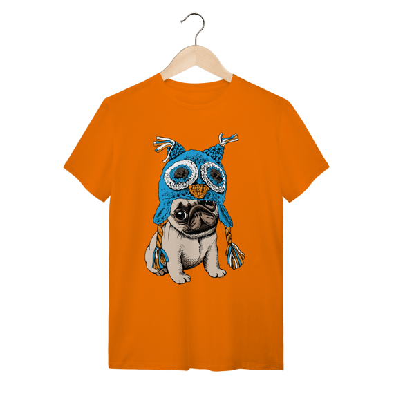 Camiseta Pug Coruja