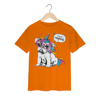 Nome do produto Camiseta Infantil Bulldog Francês Unicórnio - I am So Magical