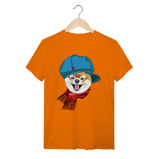 Nome do produto Camiseta Spitz Alemão de Boina e Cachecol