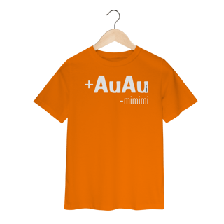 Nome do produto Camiseta Infantil Mais AuAu e Menos Mimimi