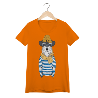 Nome do produto Baby Look Schnauzer Marinheiro