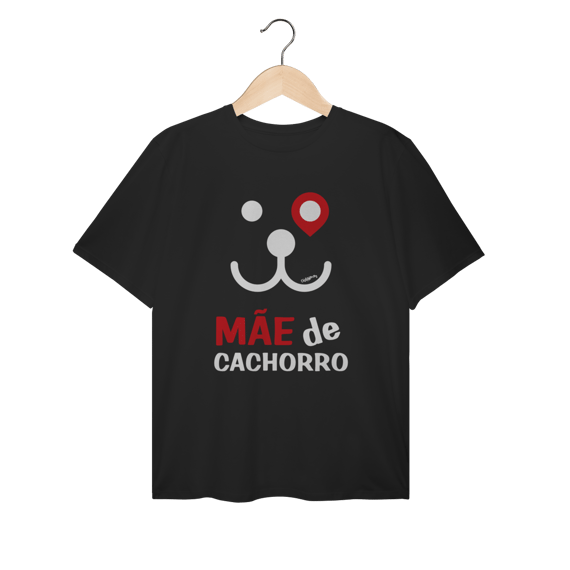 Camiseta Plus Size Mãe de Cachorro