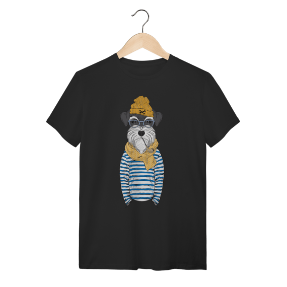 Camiseta Schnauzer Marinheiro