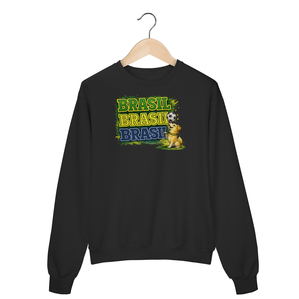 Nome do produto: Moletom Blusão Vira-Lata Caramelo Brasil