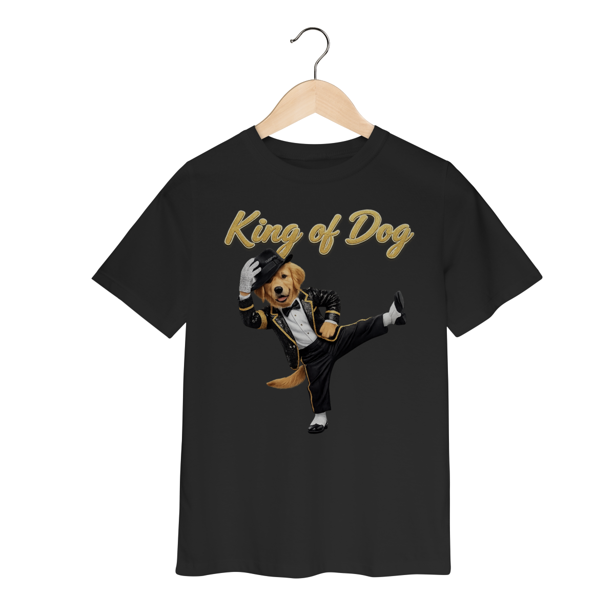 Nome do produto: Camiseta Infantil King Of Dog