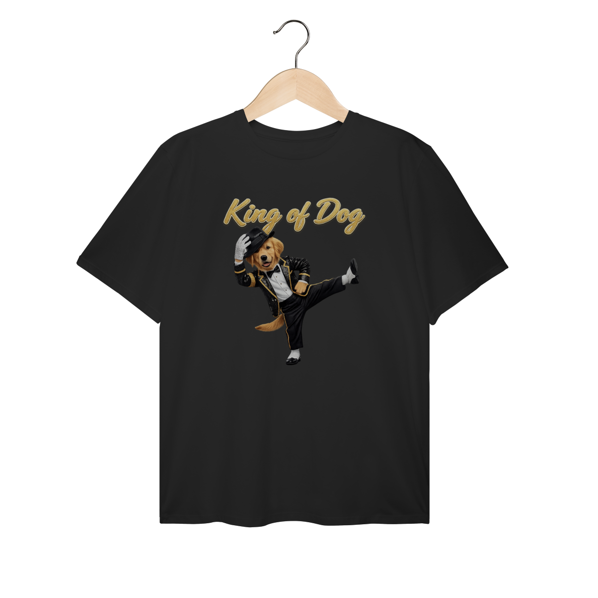 Nome do produto: Camiseta Plus Size King Of Dog