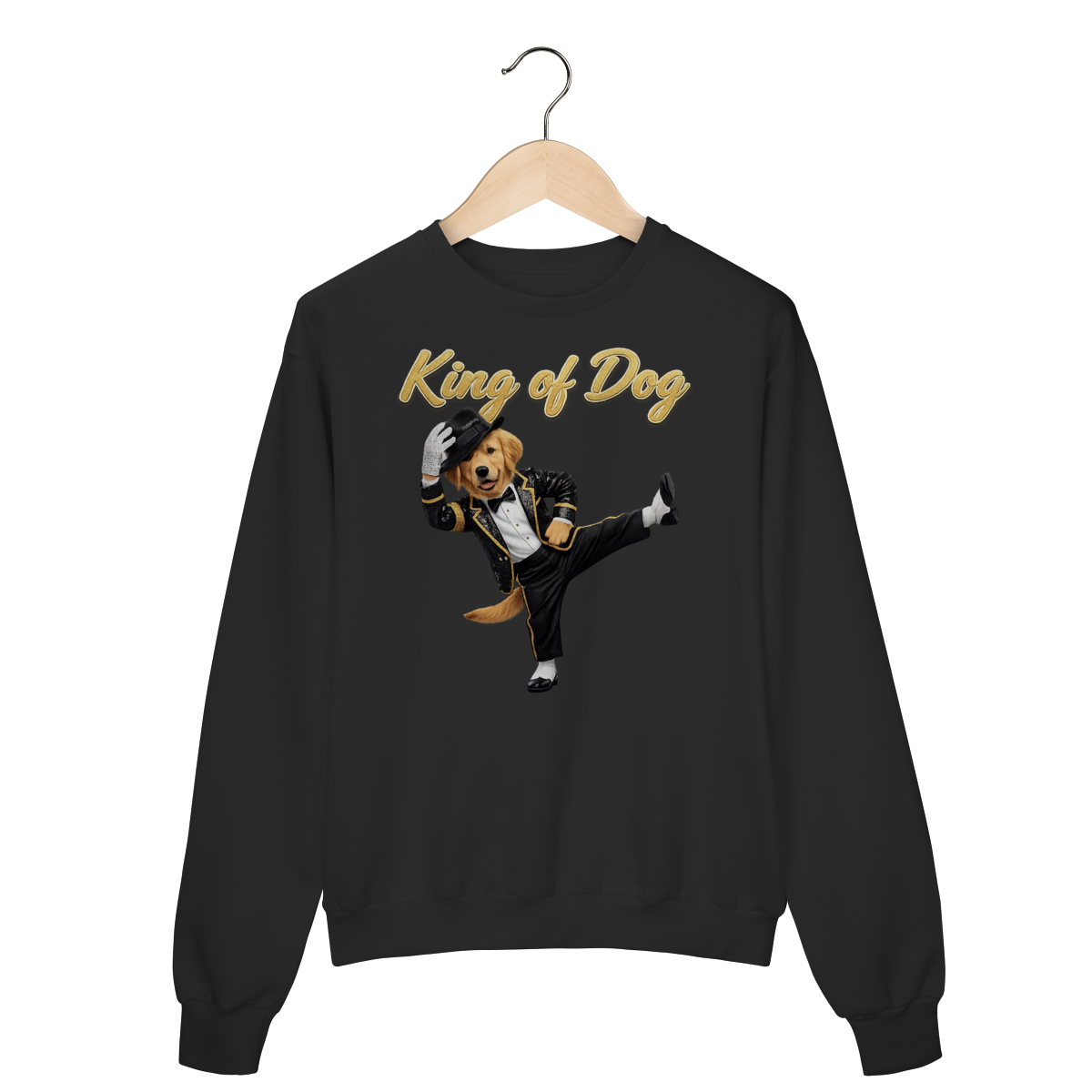 Nome do produto: Moletom Blusão King Of Dog