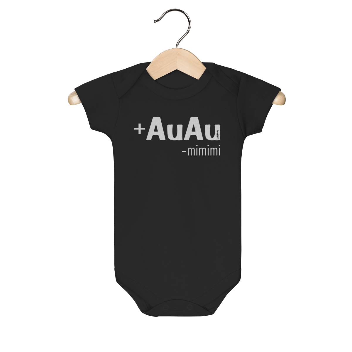 Nome do produto: Body Bebê Mais AuAu e Menos Mimimi