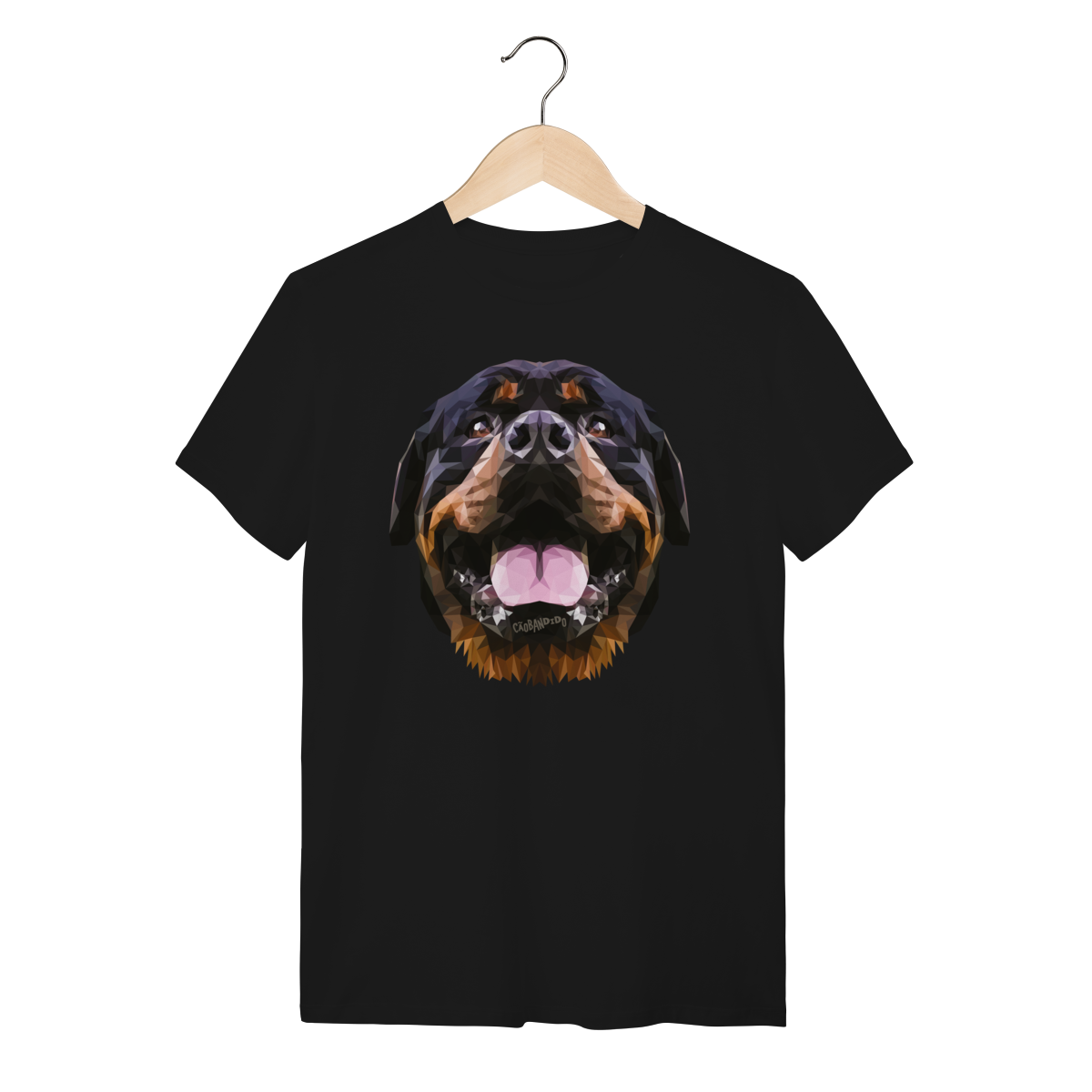 Nome do produto: Camiseta Rottweiler Low Poly