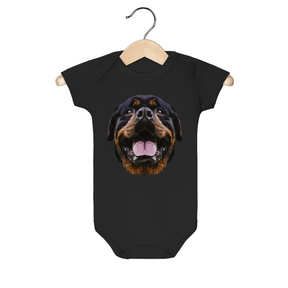 Body Bebê Rottweiler Low Poly