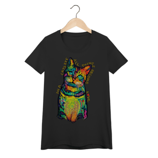 Nome do produto Baby Look Gato - In a Cat’s Eye
