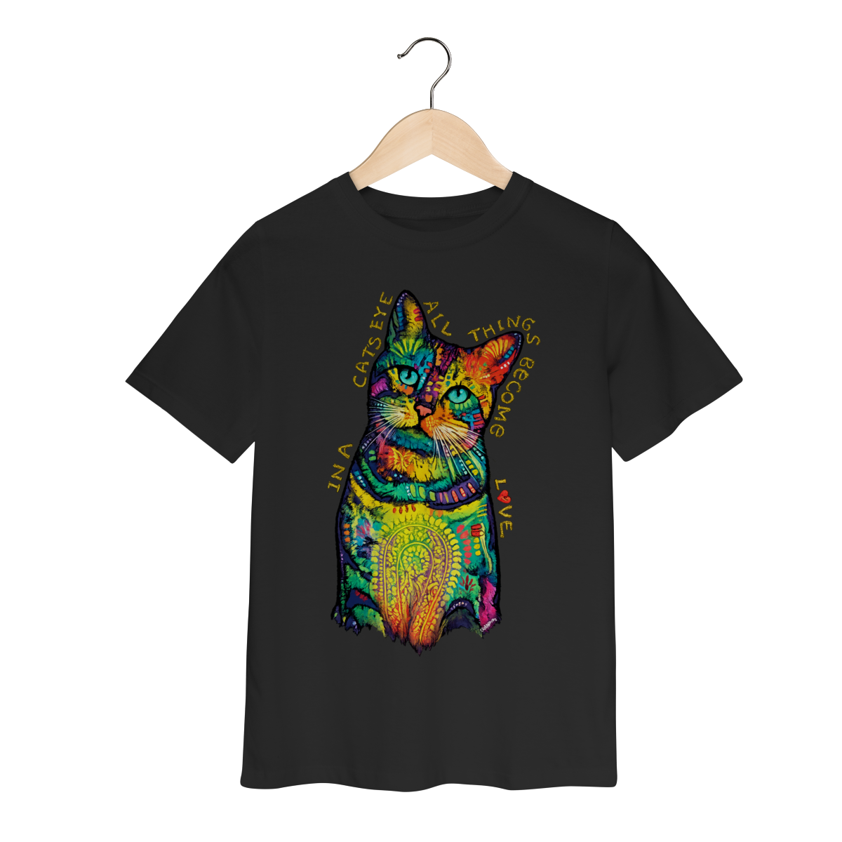 Nome do produto: Camiseta Infantil Gato - In a Cat’s Eye