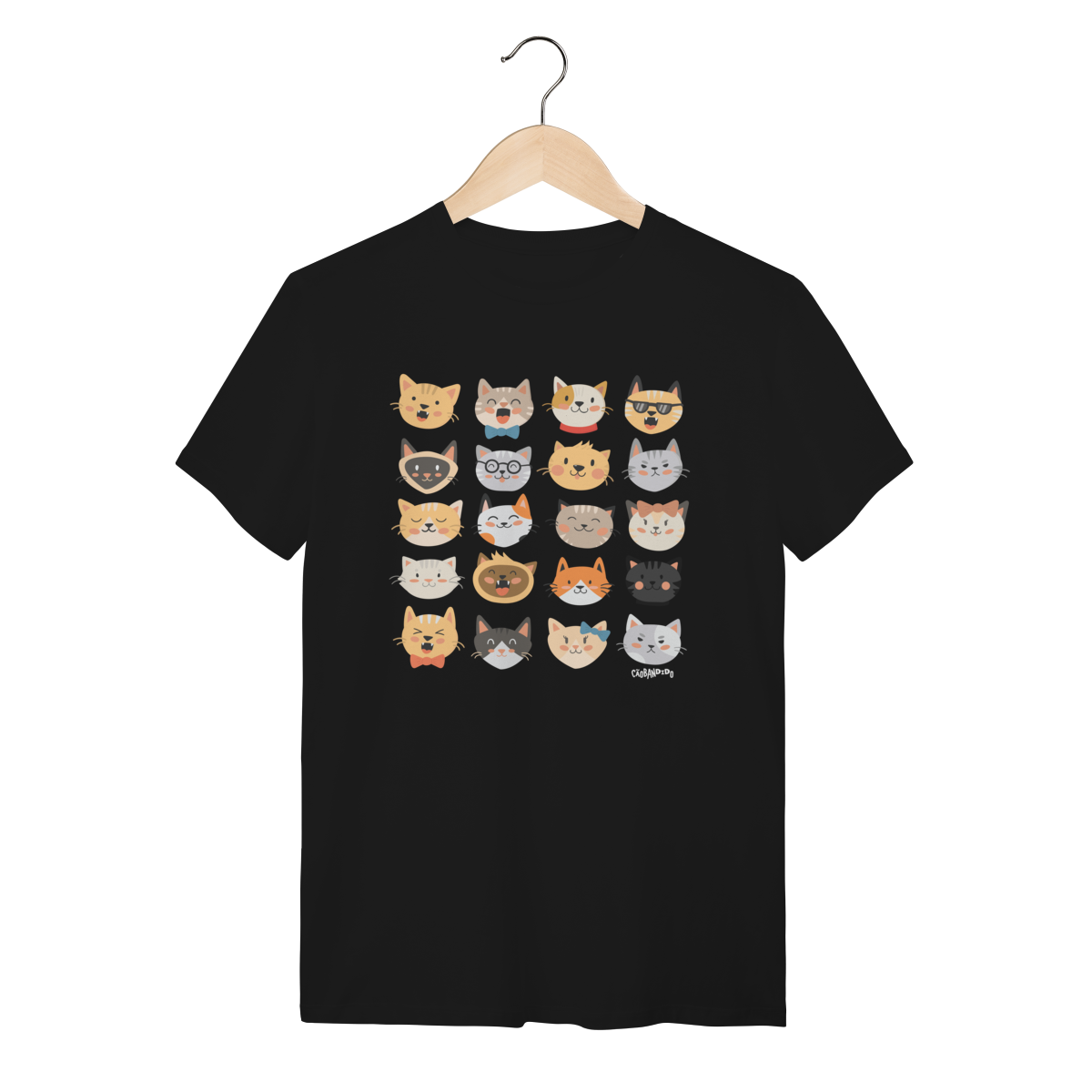 Camiseta Cats Emoticons