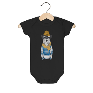 Nome do produto Body Bebê Schnauzer Marinheiro