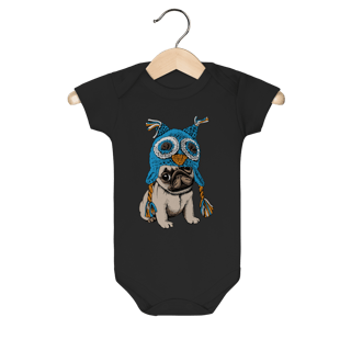 Nome do produto Body Bebê Pug Coruja