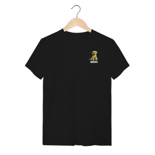 Nome do produto Camiseta Brasil Cachorrinho Futebol