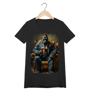 Nome do produto Camiseta Feminina Baby Look Macaco - Modelo 7