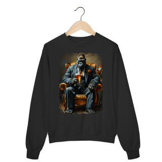 Nome do produto Moletom Blusão Macaco - Modelo 7