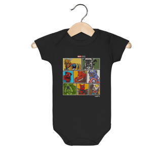 Nome do produto Body Bebê Marvel Dogs Super Heróis