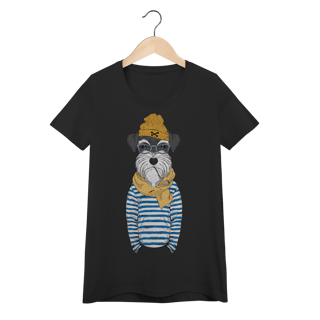 Nome do produto Baby Look Schnauzer Marinheiro