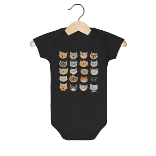 Nome do produto Body Bebê Cats Emoticons