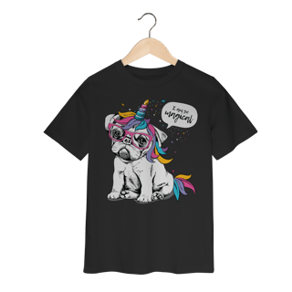Nome do produto Camiseta Infantil Bulldog Francês Unicórnio - I am So Magical