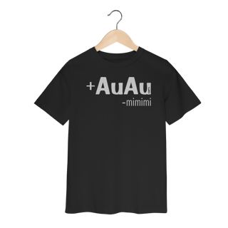Nome do produto Camiseta Infantil Mais AuAu e Menos Mimimi