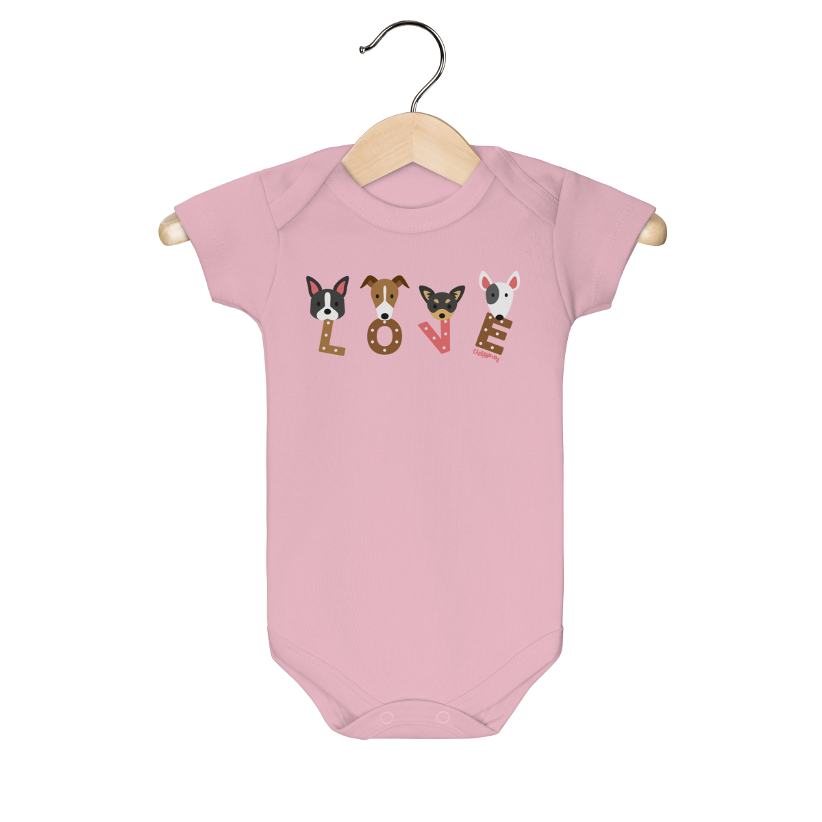 Body Bebê Cachorro Love