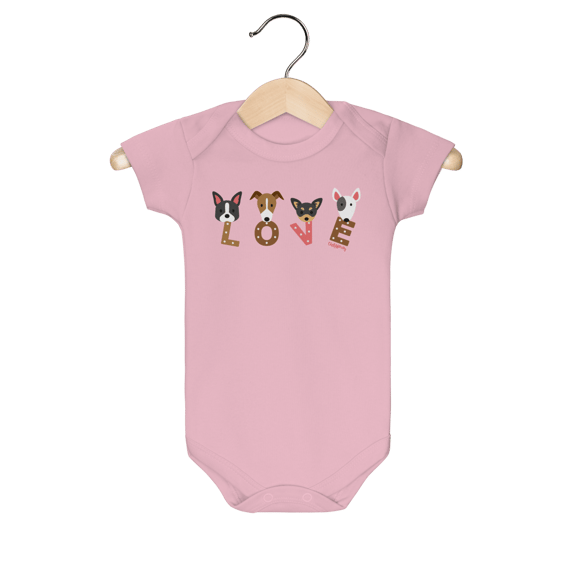 Body Bebê Cachorro Love