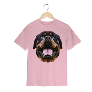 Nome do produto Camiseta Infantil Rottweiler Low Poly