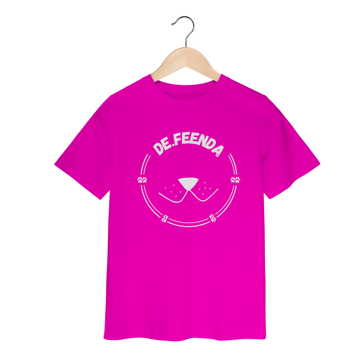 Nome do produto: Camiseta Infantil De.Feenda