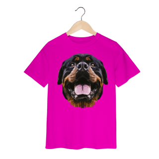Nome do produto Camiseta Infantil Rottweiler Low Poly