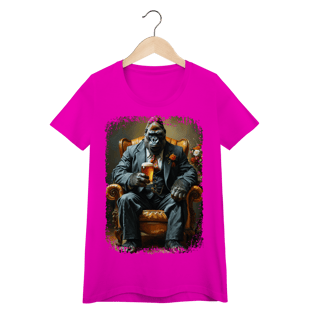 Nome do produto Camiseta Feminina Baby Look Macaco - Modelo 7